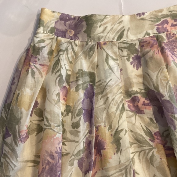 VINTAGE floral midi skirt - Picture 4 of 6